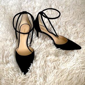 Nine West Suede pumps with ankle tie strap